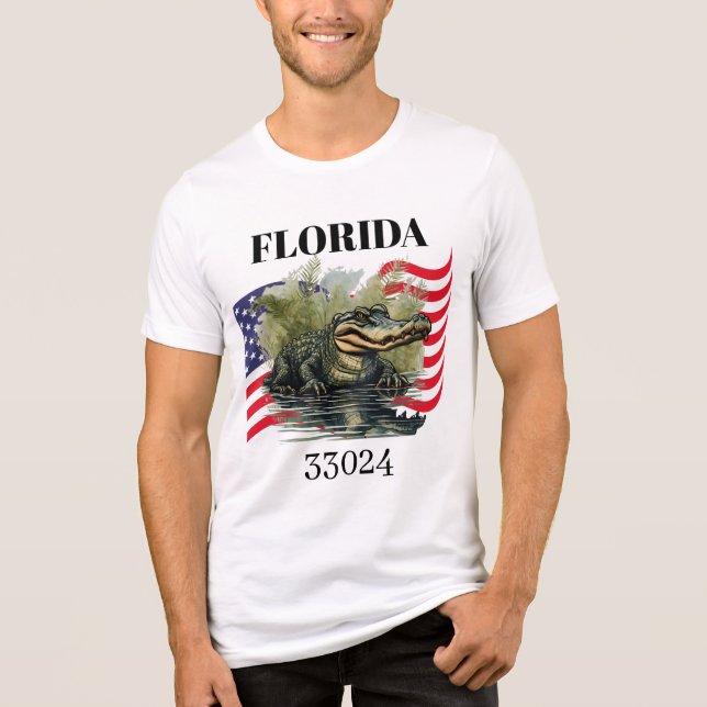 Florida Men's Bella+Canvas Tri-Blend Shirt (Front)