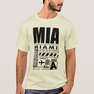 Florida MIA Miami Airport T-Shirt