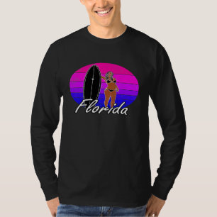 Florida Miami Surfer Surfing Clothing Men Women Gr T-Shirt