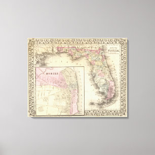 Florida, Mobile Canvas Print