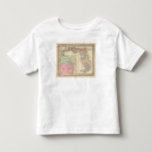 Florida, Mobile Map by Mitchell Toddler T-Shirt
