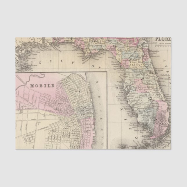 Florida, Mobile Tissue Paper (Front)