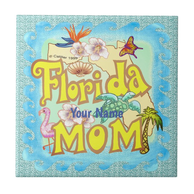 Florida Mum  Tile (Front)