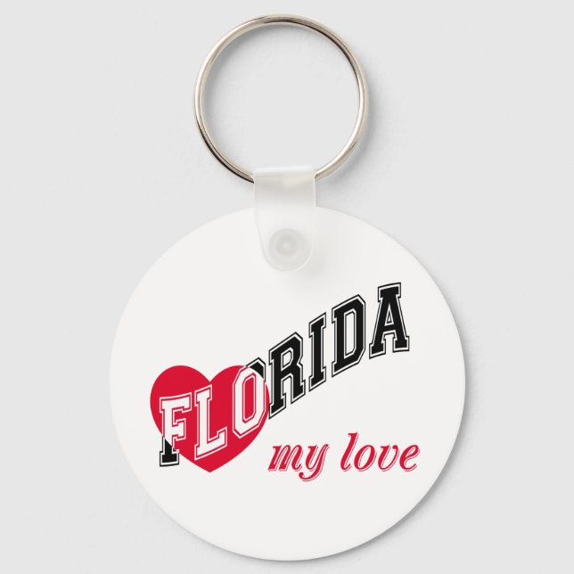 Florida my love key ring (Front)