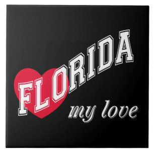 Florida my love tile