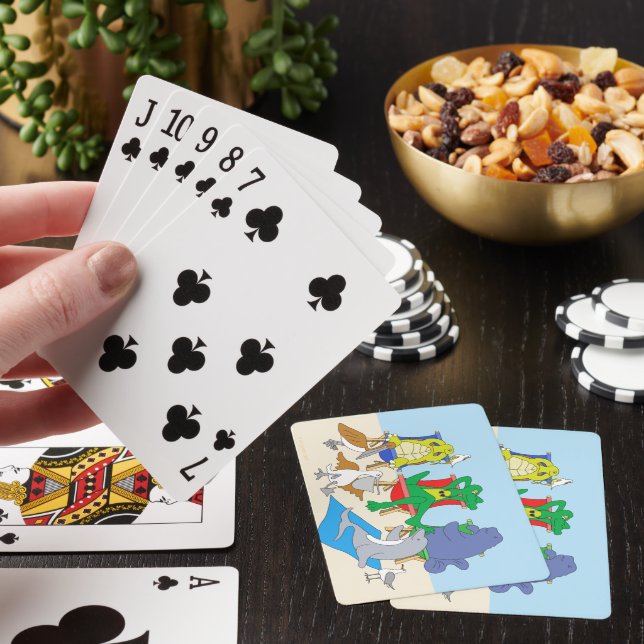 Florida Native Sea Animals Playing Cards (In Situ)