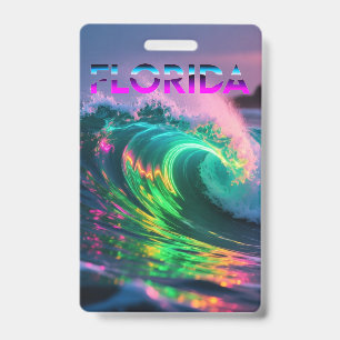 Florida – Neon Wave Vibes ID Badge