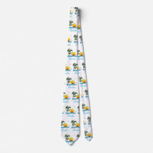 Florida Ocean Sunset Sailing Tie
