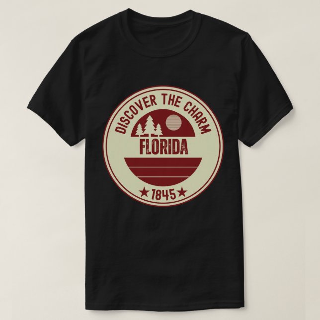 Florida Oranges - Citrus State Souvenir T-Shirt (Design Front)