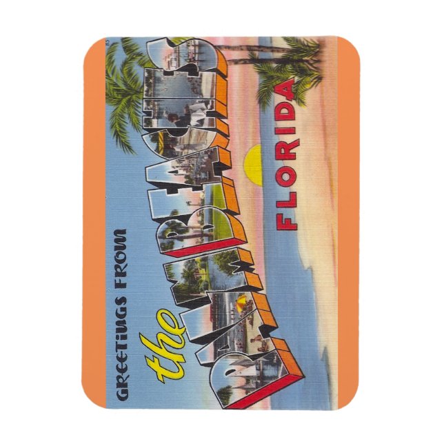 Florida, Palm Beaches Magnet (Vertical)