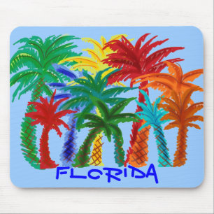 Florida palm tree mousepad