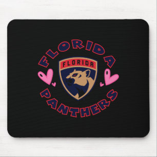 Florida Panthers Valentine Hearts Nhl Officially L Mouse Pad