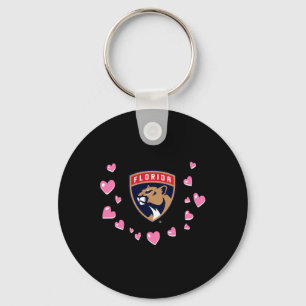 Florida Panthers Valentine Love Nhl Officially Lic Key Ring