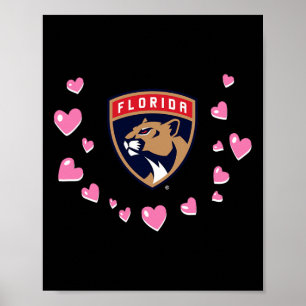 Florida Panthers Valentine Love Nhl Officially Lic Poster