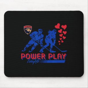 Florida Panthers Valentine Power Play Couple Nhl Mouse Pad