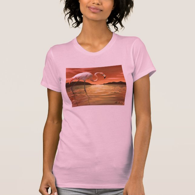 Florida Pink Flamingo T-Shirt (Front)