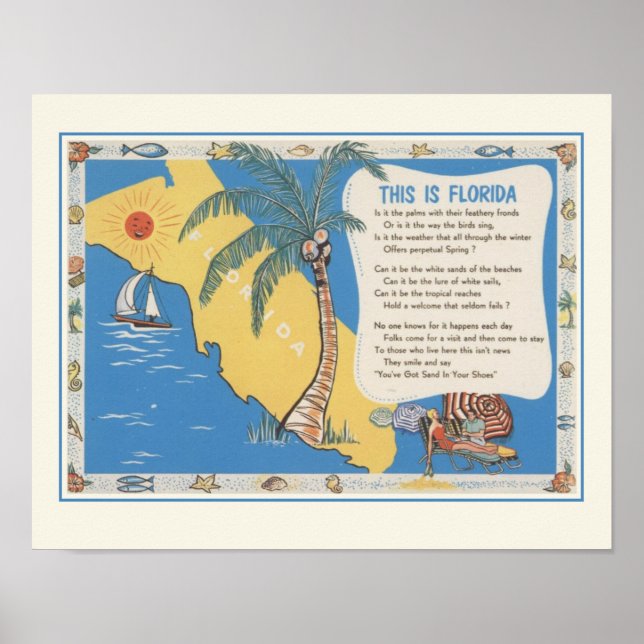 Florida Poetry Print (Front)