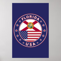 Florida poster, extra large poster,