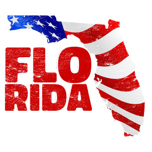 Florida Pride United States Of America. T-Shirt