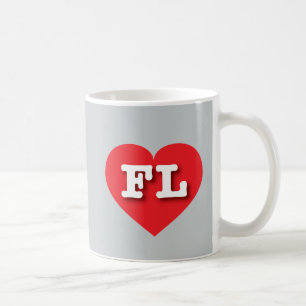 Florida Red Heart - I love FL Coffee Mug