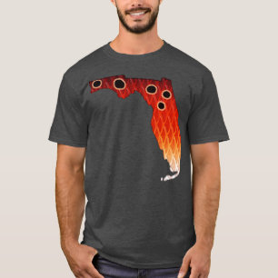 Florida Redfish Colors Red Drum Inspired Color Pat T-Shirt