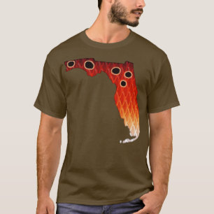 Florida Redfish Colours Red Drum Inspired Colour P T-Shirt
