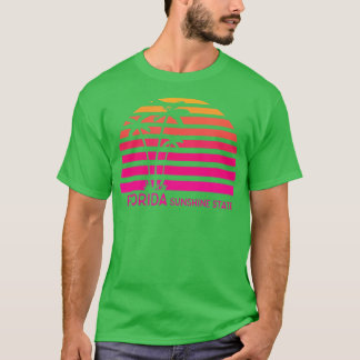 Florida Retro Color Sunset  T-Shirt