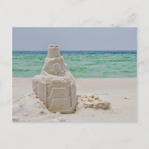 Florida Sand Castle Postcard