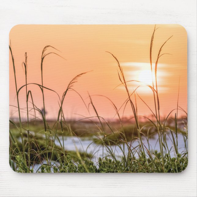 Florida Sea Oats Sunrise Mouse Pad (Front)