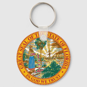 Florida Seal Keychain
