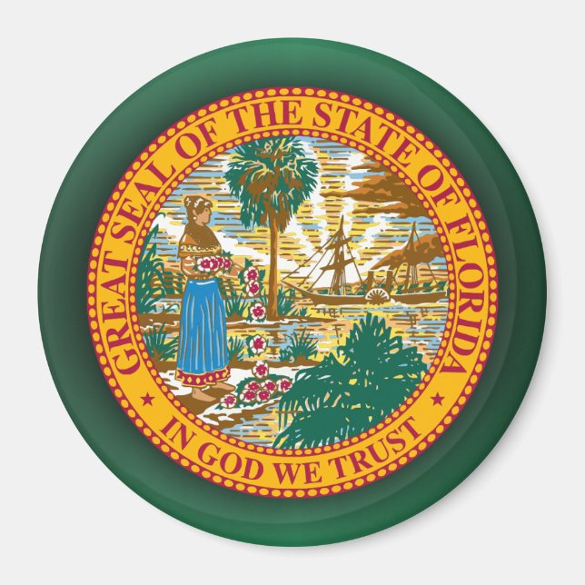 Florida Seal Magnet (Front)