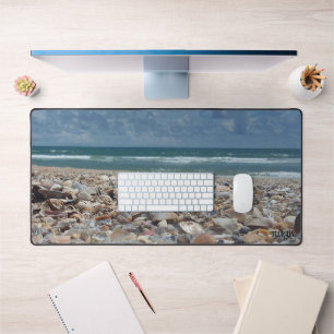 Florida Seashell Atlantic Ocean Beach Photo Desk Mat