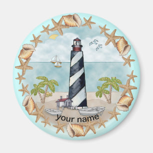 Florida Shells Lighthouse magnet