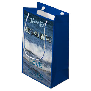 Florida Shoreline Holiday Magic Small Gift Bag