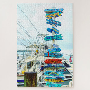Florida Signpost Jigsaw Puzzle