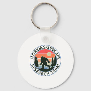 Florida Skunk Ape Research Team Fun Camping Hiking Key Ring