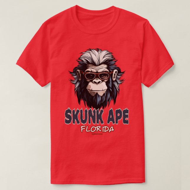 Florida Skunk Ape T-Shirt (Design Front)
