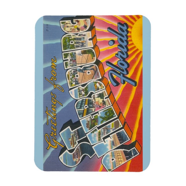Florida, St. Petersburg Magnet (Vertical)