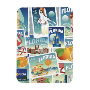 Florida Stamps Magnet