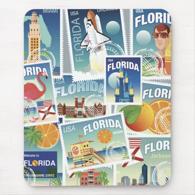 Florida Stamps Mouse Pad (Front)