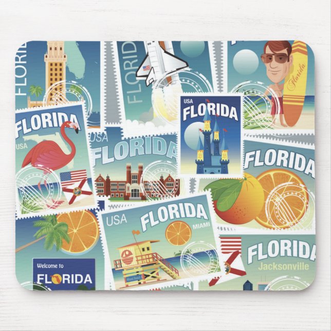 Florida Stamps Mouse Pad (Front)