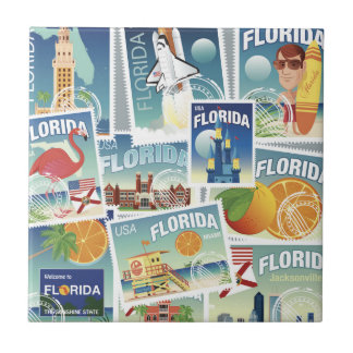 Florida Stamps Tile