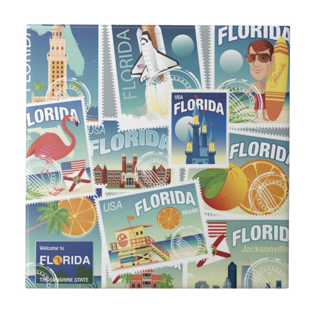 Florida Stamps Tile (Front)