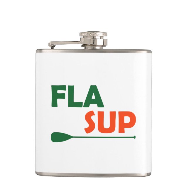 Florida Stand Up Paddling Hip Flask (Front)