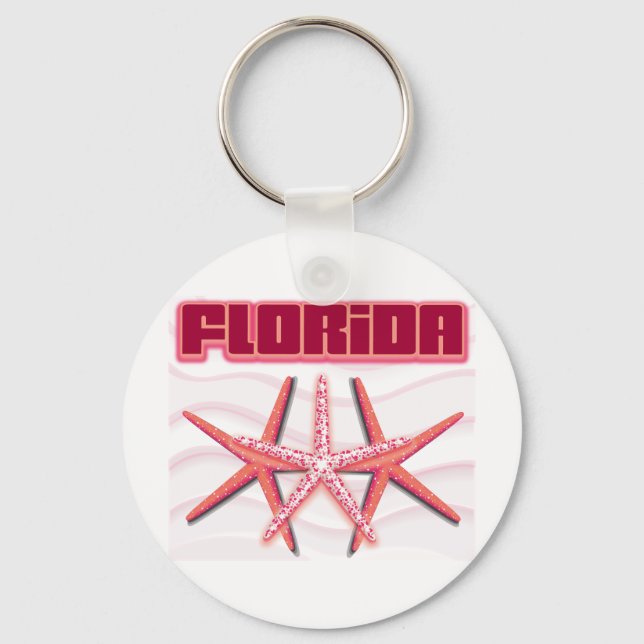 Florida Starfish Key Ring (Front)