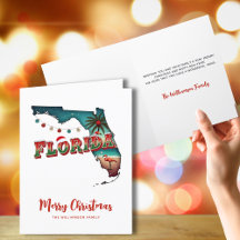 Florida State Christmas Map