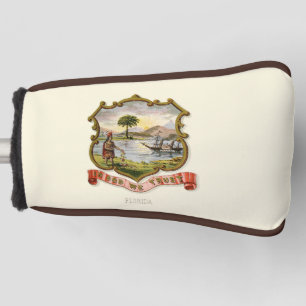 Florida state coat of arms (1876) golf head cover