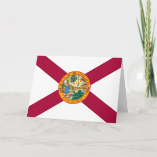 Florida State Flag Card