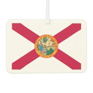 Florida State Flag Design Car Air Freshener