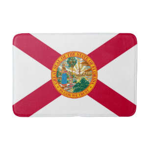 Florida State Flag Design Decor Bath Mat